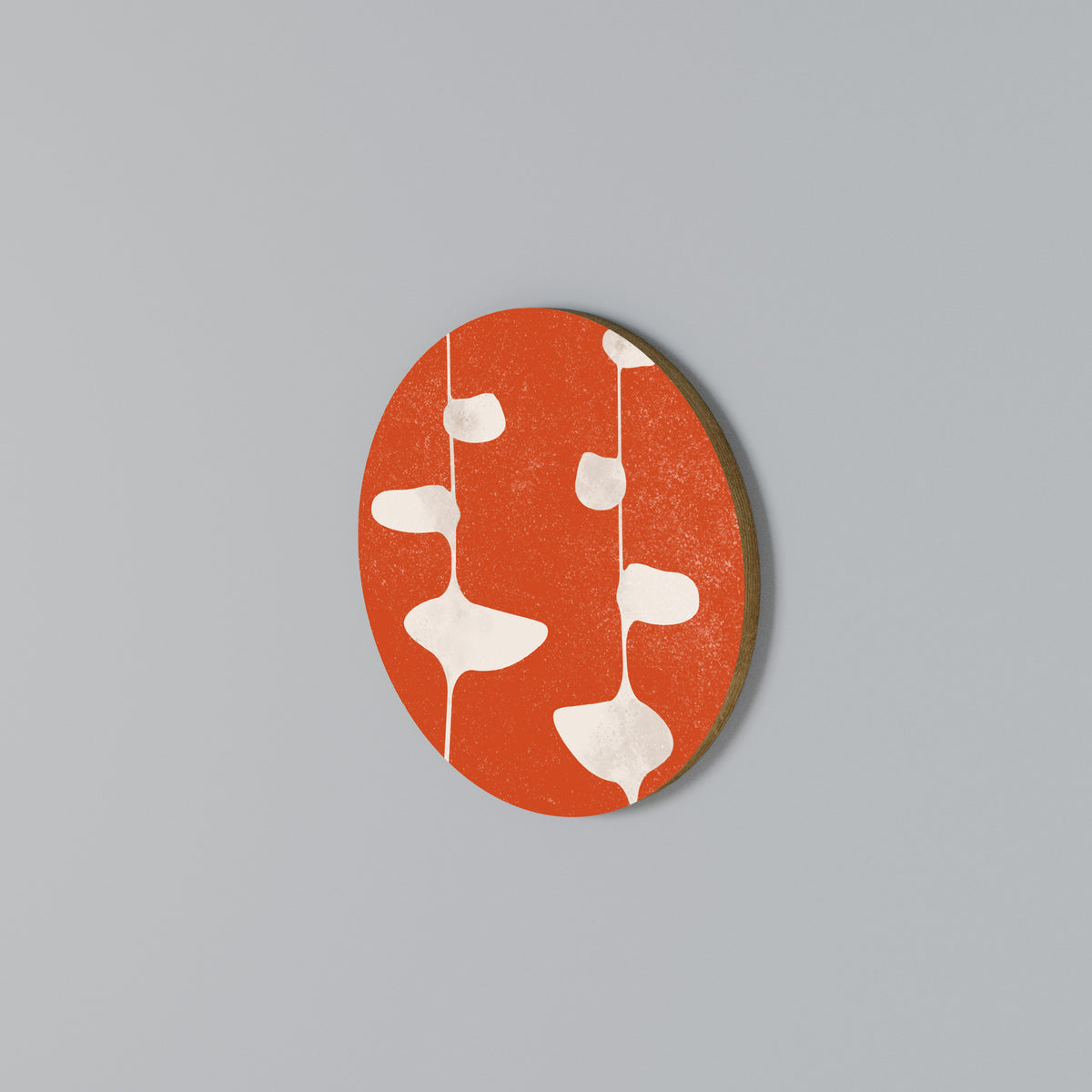 COURAGE MOLD Rundes Wandbild