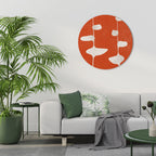 COURAGE MOLD Runde Wanddekoration Ø 69 cm