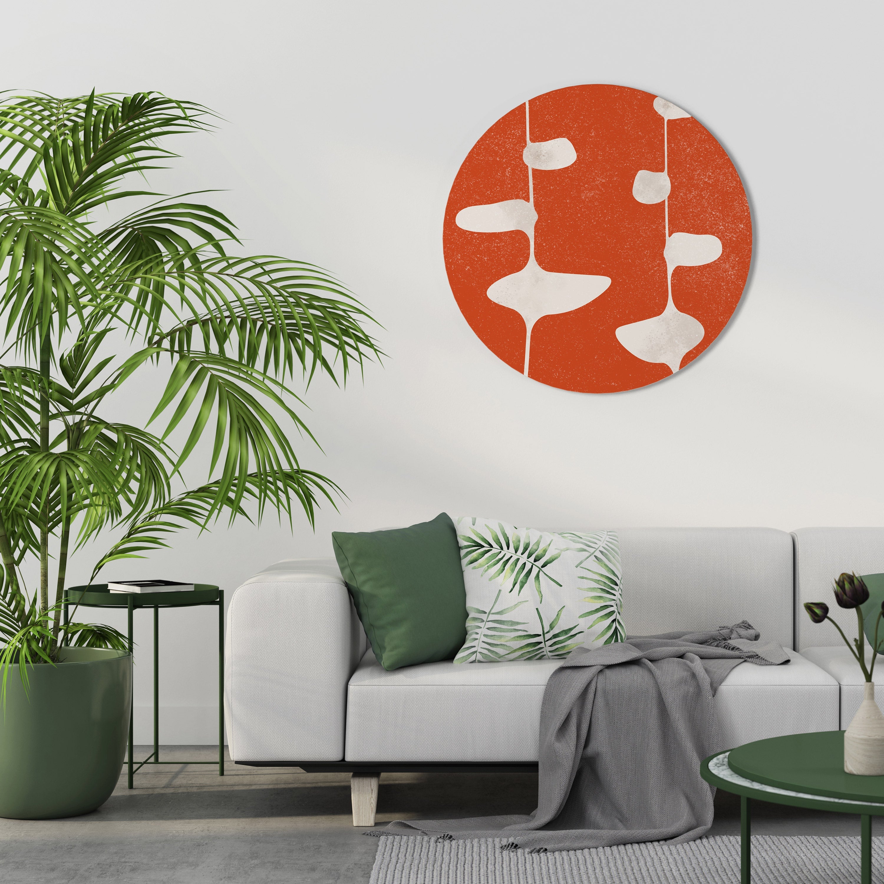 COURAGE MOLD Runde Wanddekoration Ø 69 cm