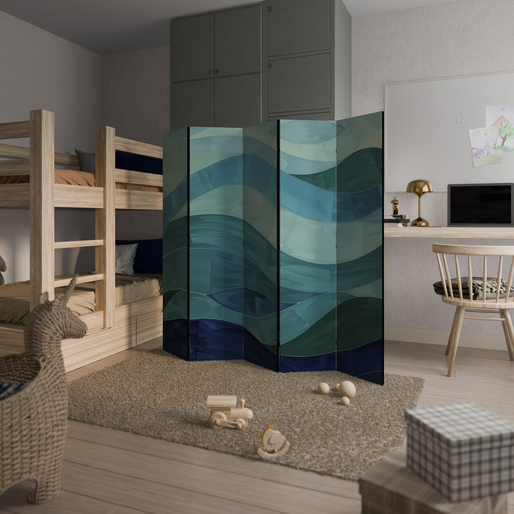 ETERNAL FLOW Decorative 5-Panel Room Divider