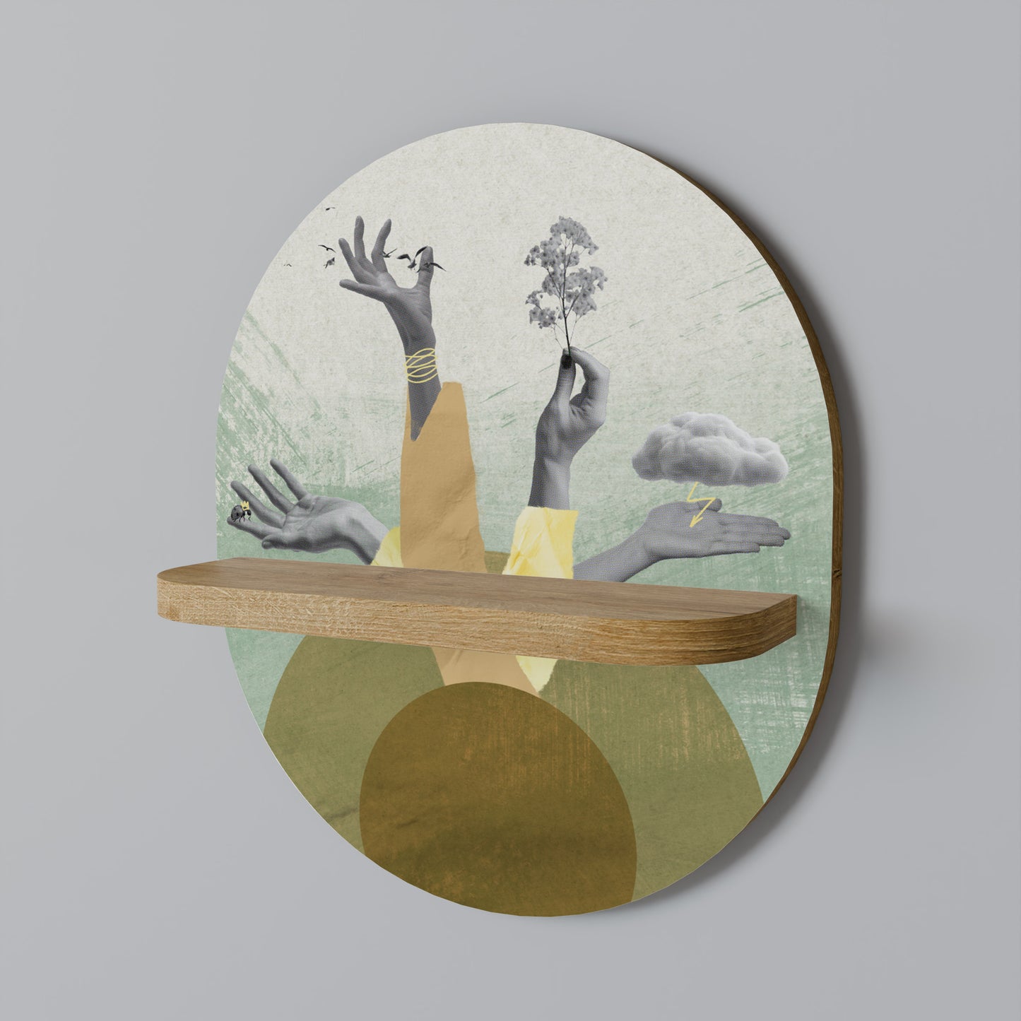 EARTH ELEMENTS Dekoratives Wandregal