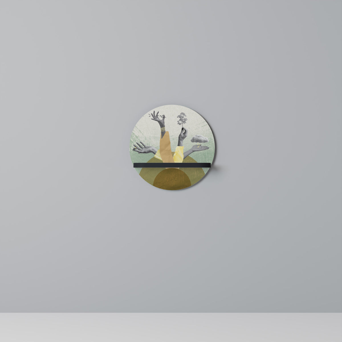 EARTH ELEMENTS Dekoratives Wandregal