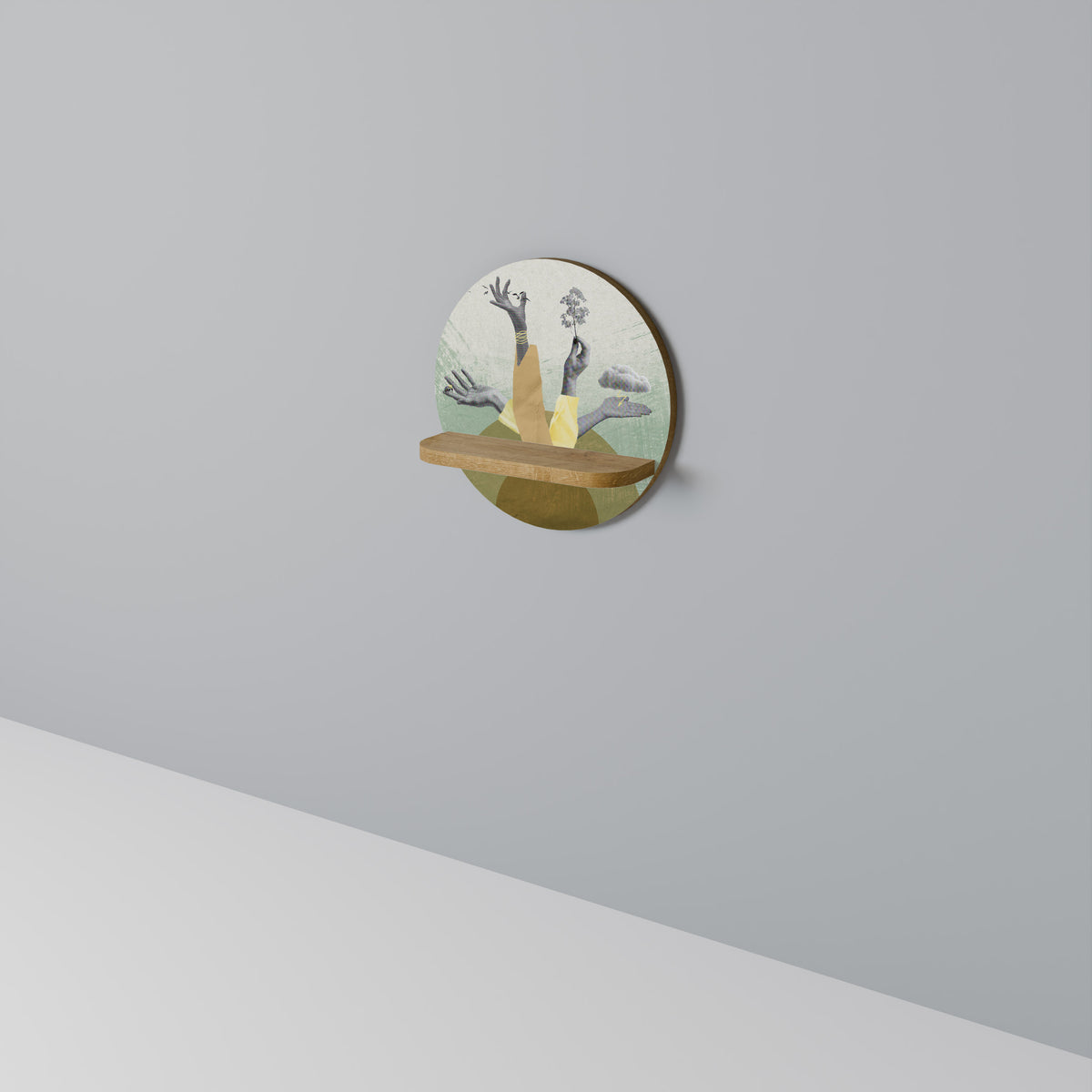 EARTH ELEMENTS Dekoratives Wandregal