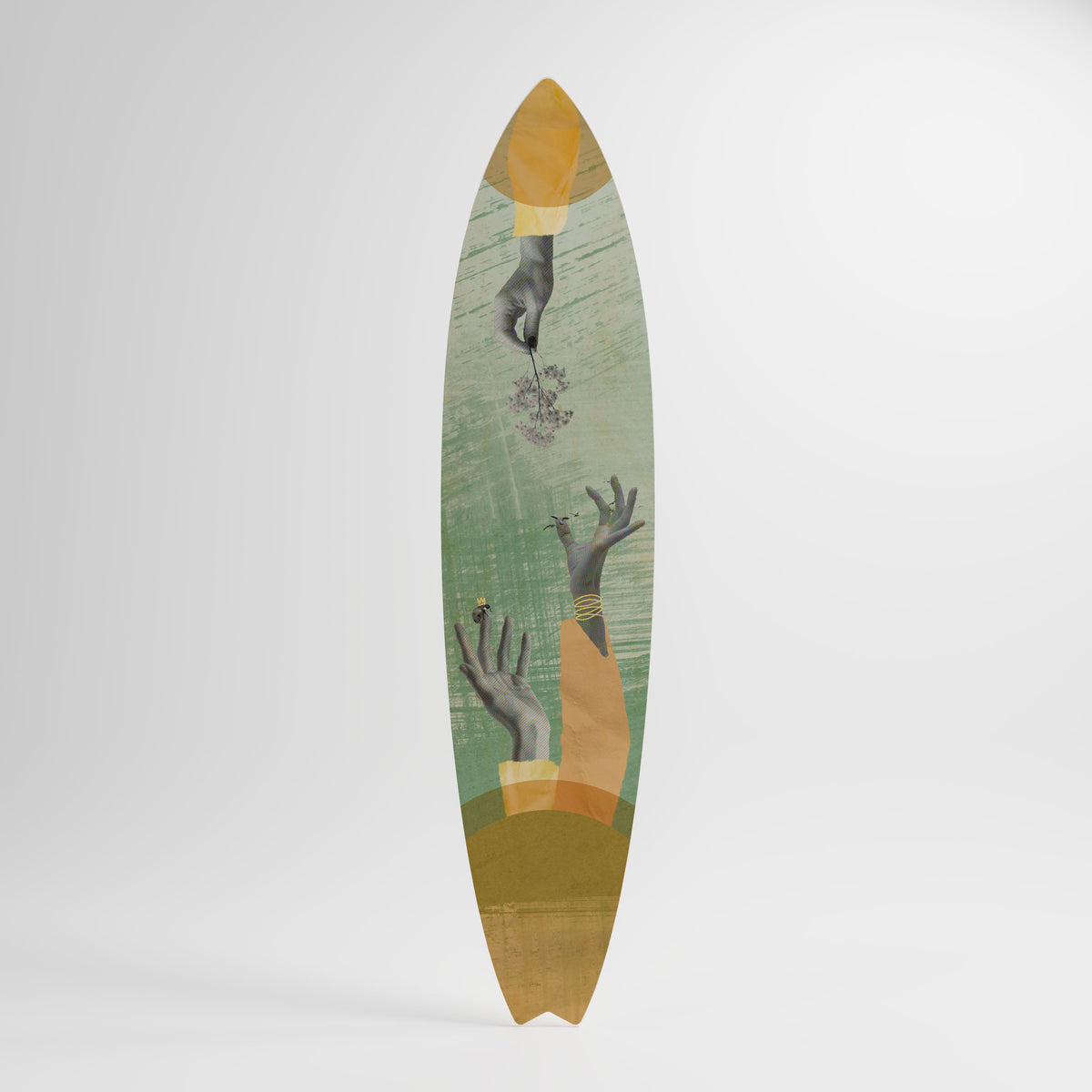 EARTH ELEMENTS Deko-Surfboard