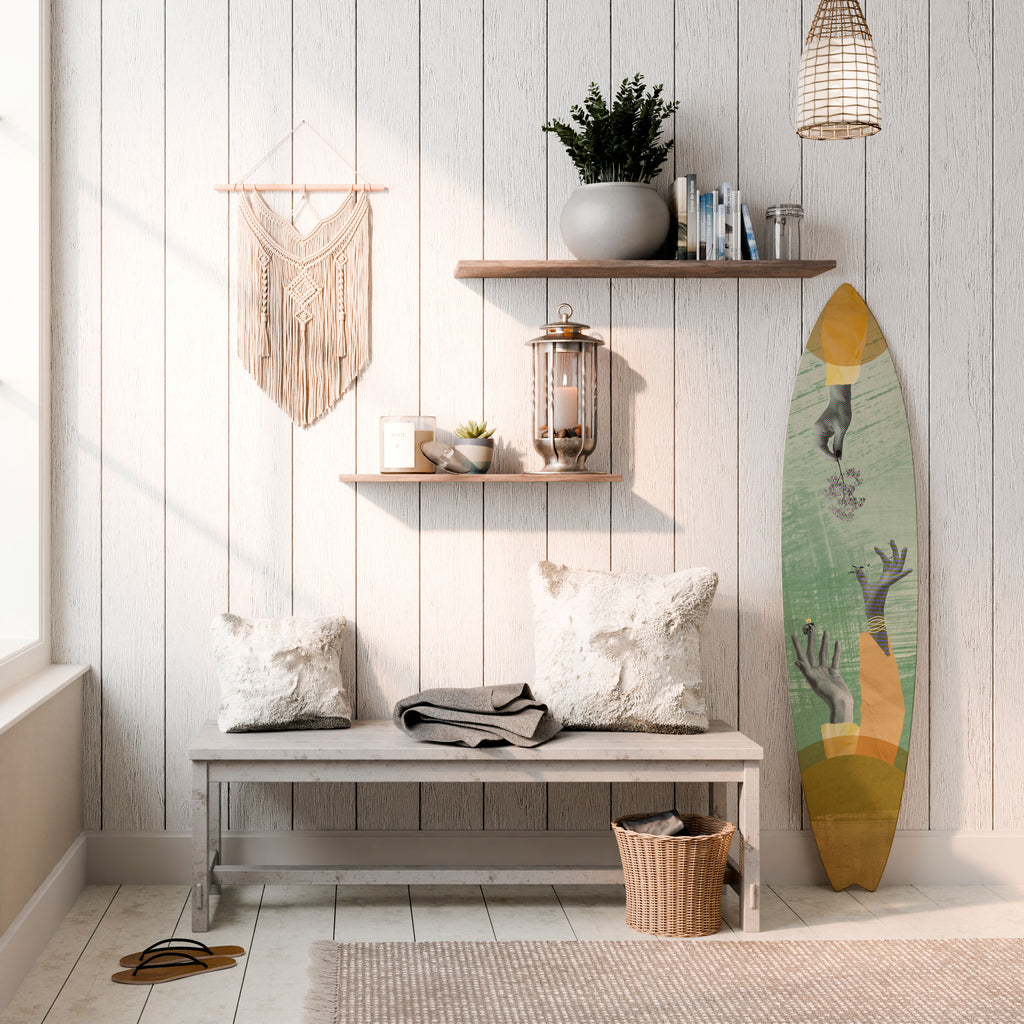 EARTH ELEMENTS Deko-Surfboard