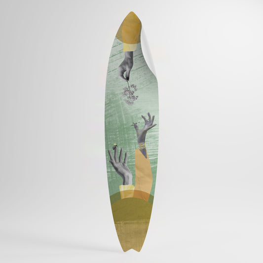 EARTH ELEMENTS Surfboard-Wandsticker