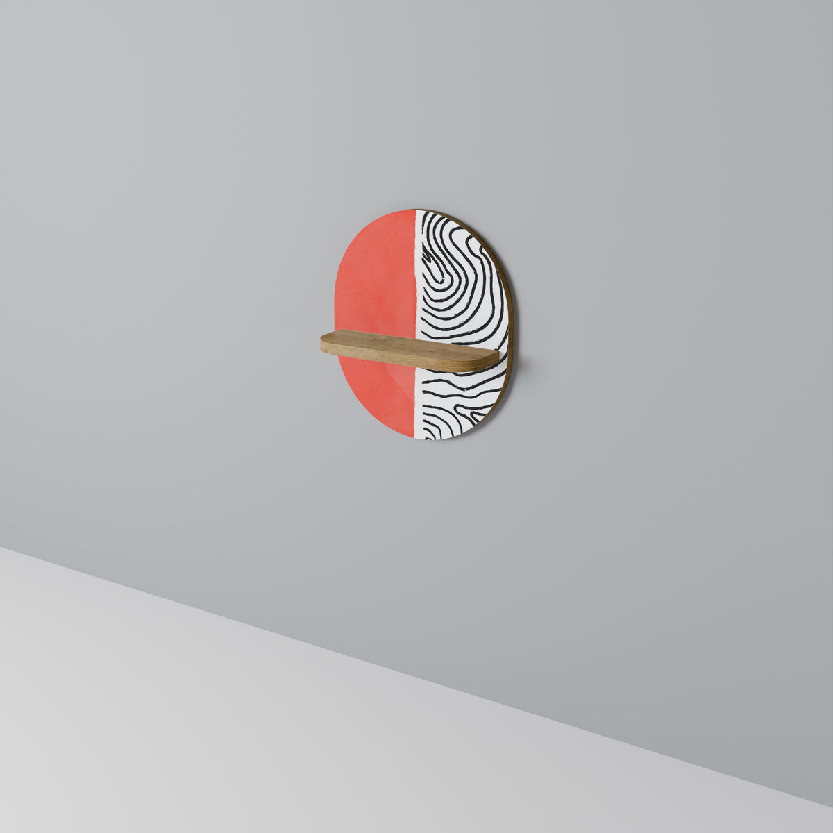 ORANGEY TREASURE Dekoratives Wandregal