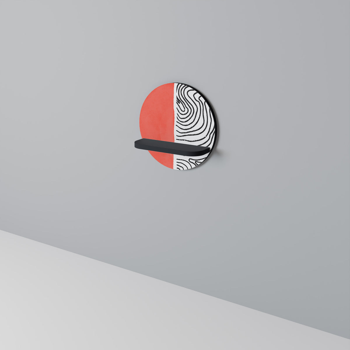 ORANGEY TREASURE Dekoratives Wandregal