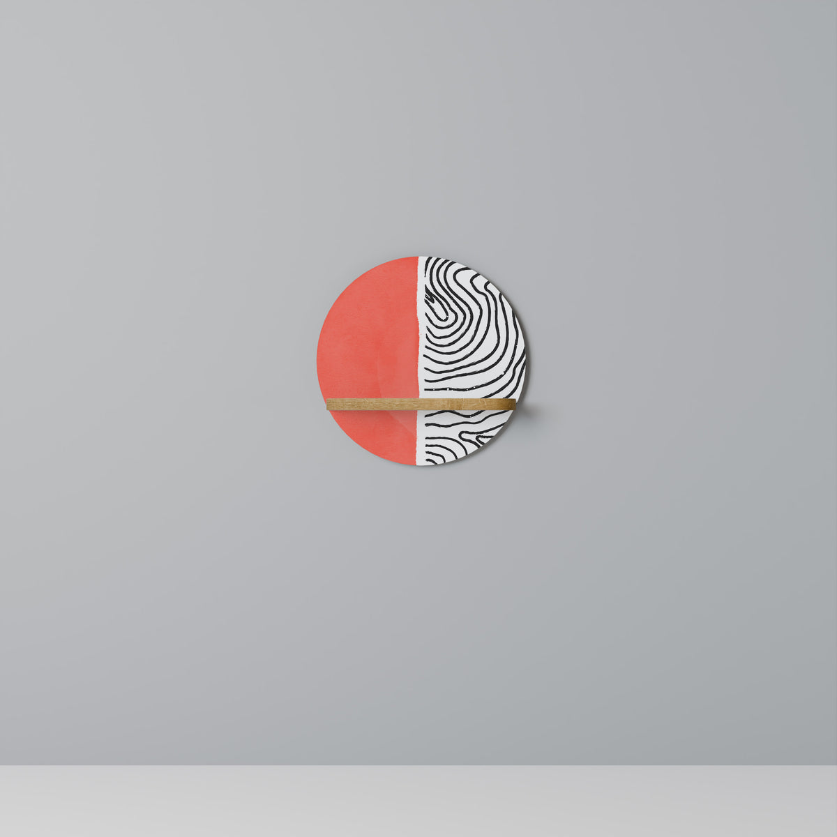 ORANGEY TREASURE Dekoratives Wandregal