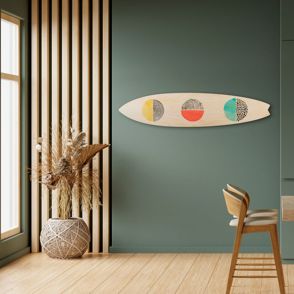 SUNNY TREASURE Surfboard Decorative Panel