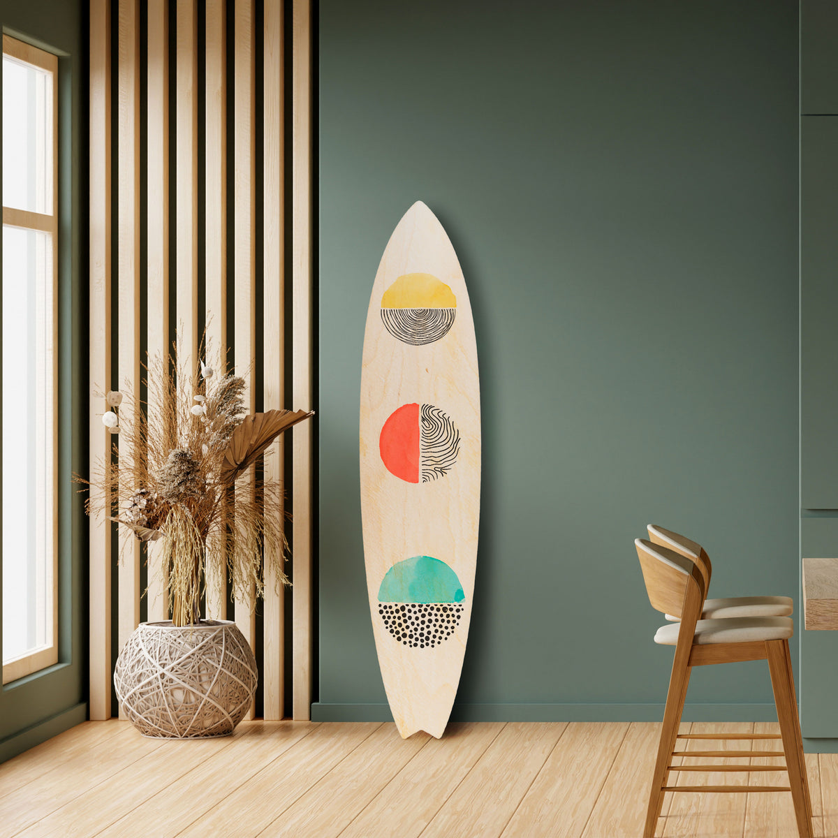 SUNNY TREASURE Surfboard Decorative Panel