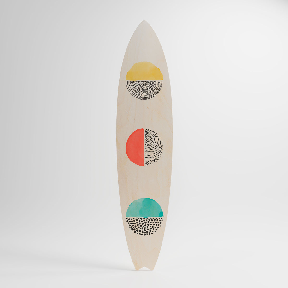 SUNNY TREASURE Deko-Surfboard