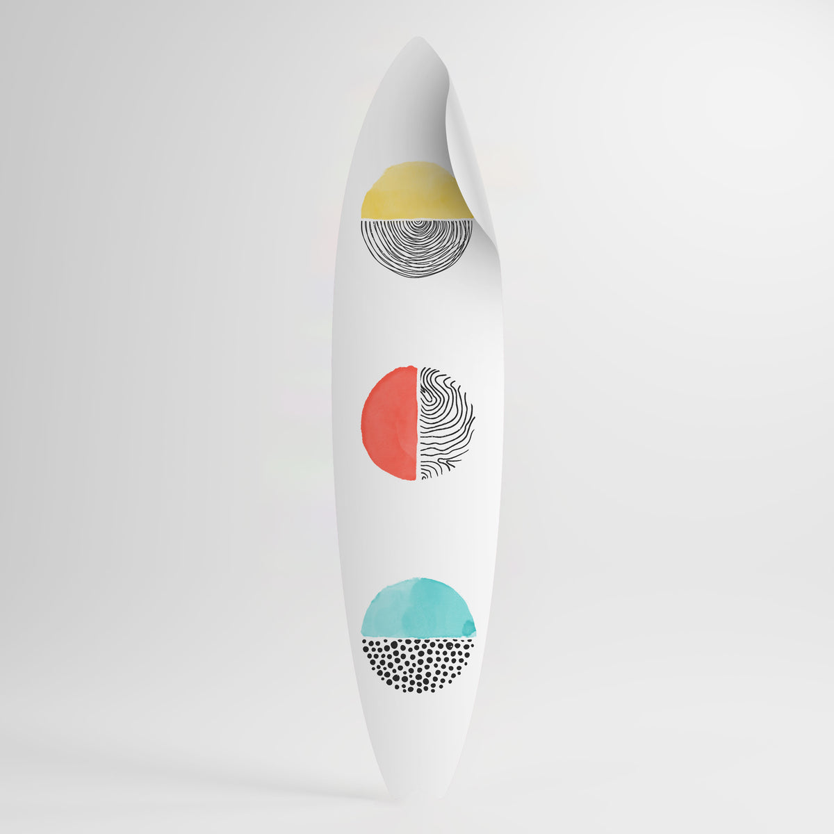 SUNNY TREASURE Surfboard-Wandsticker