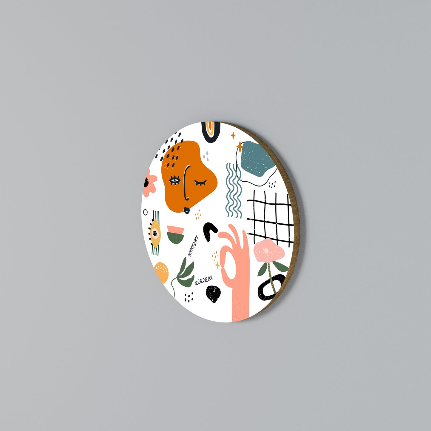 MATISSE WHIMSY Rundes Wandbild
