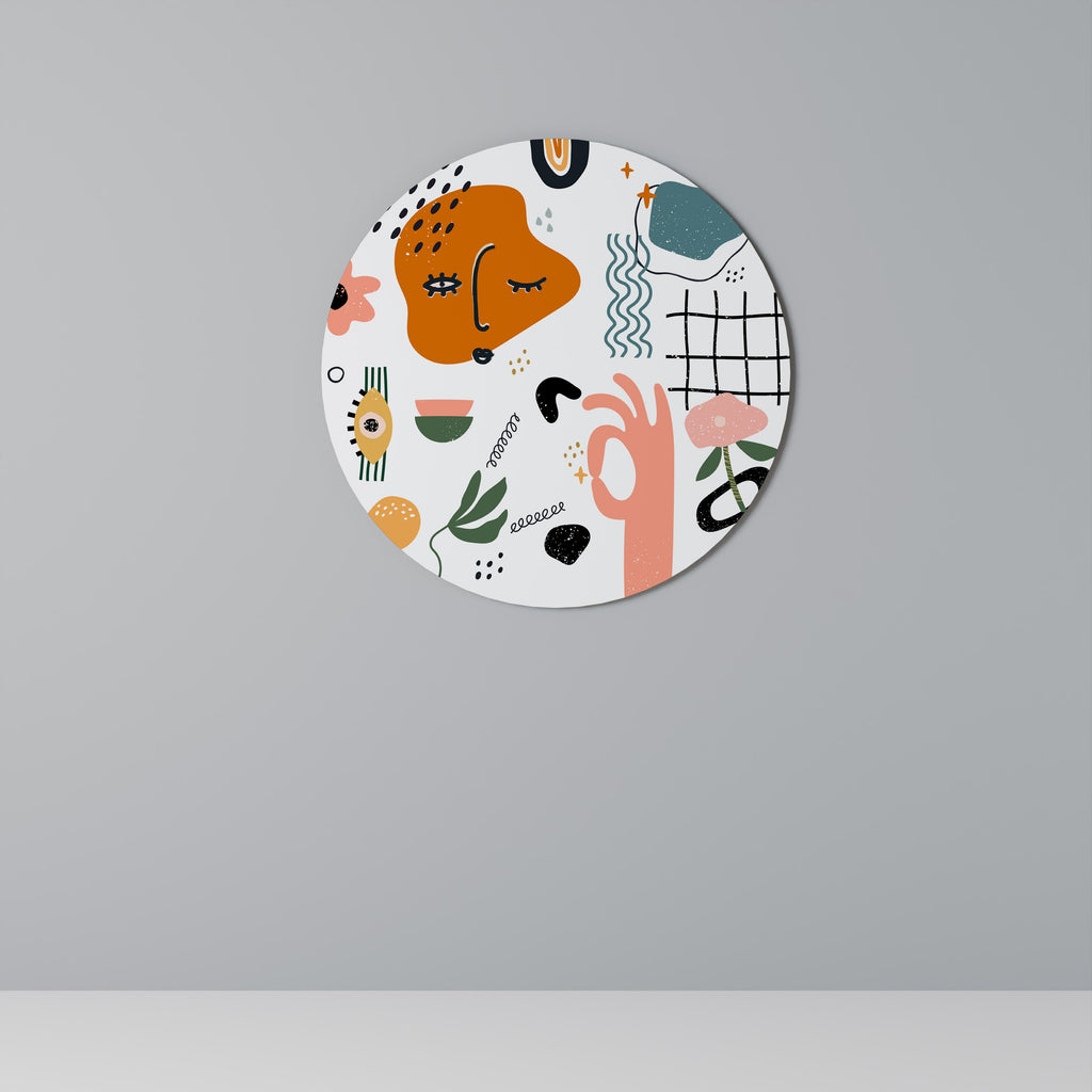 MATISSE WHIMSY Runde Wanddekoration Ø 69 cm