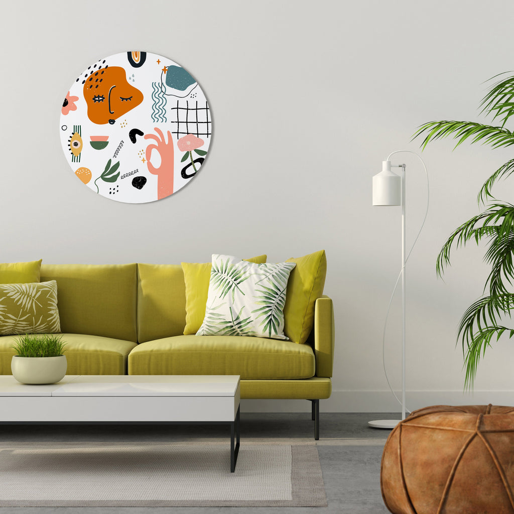 MATISSE WHIMSY Runde Wanddekoration Ø 69 cm