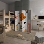 MATISSE WHIMSY Dekorativer Paravent - 4-teilig