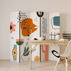 MATISSE WHIMSY Dekorativer Paravent - 5-teilig
