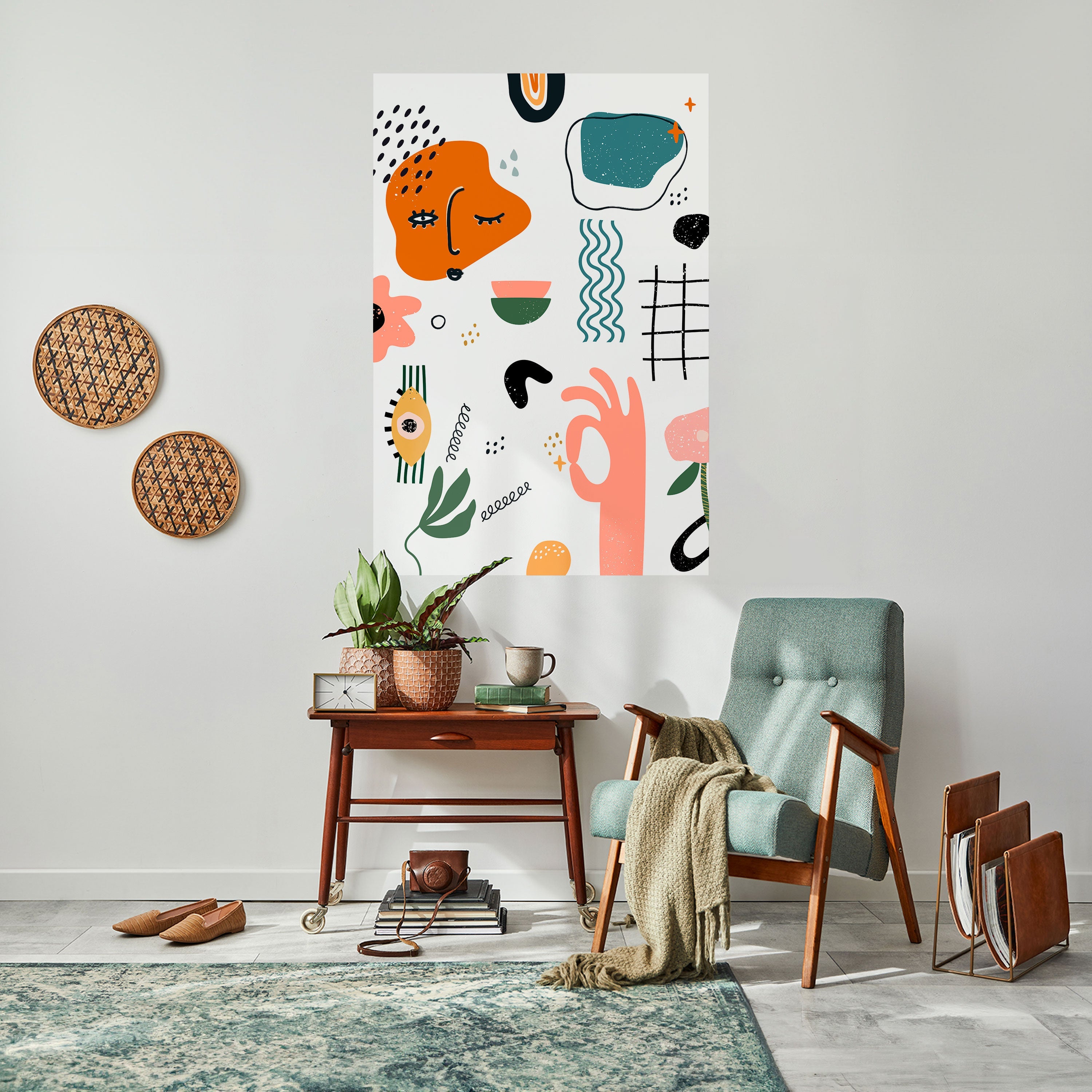 MATISSE WHIMSY Vertikales Poster zum Abziehen und Aufkleben