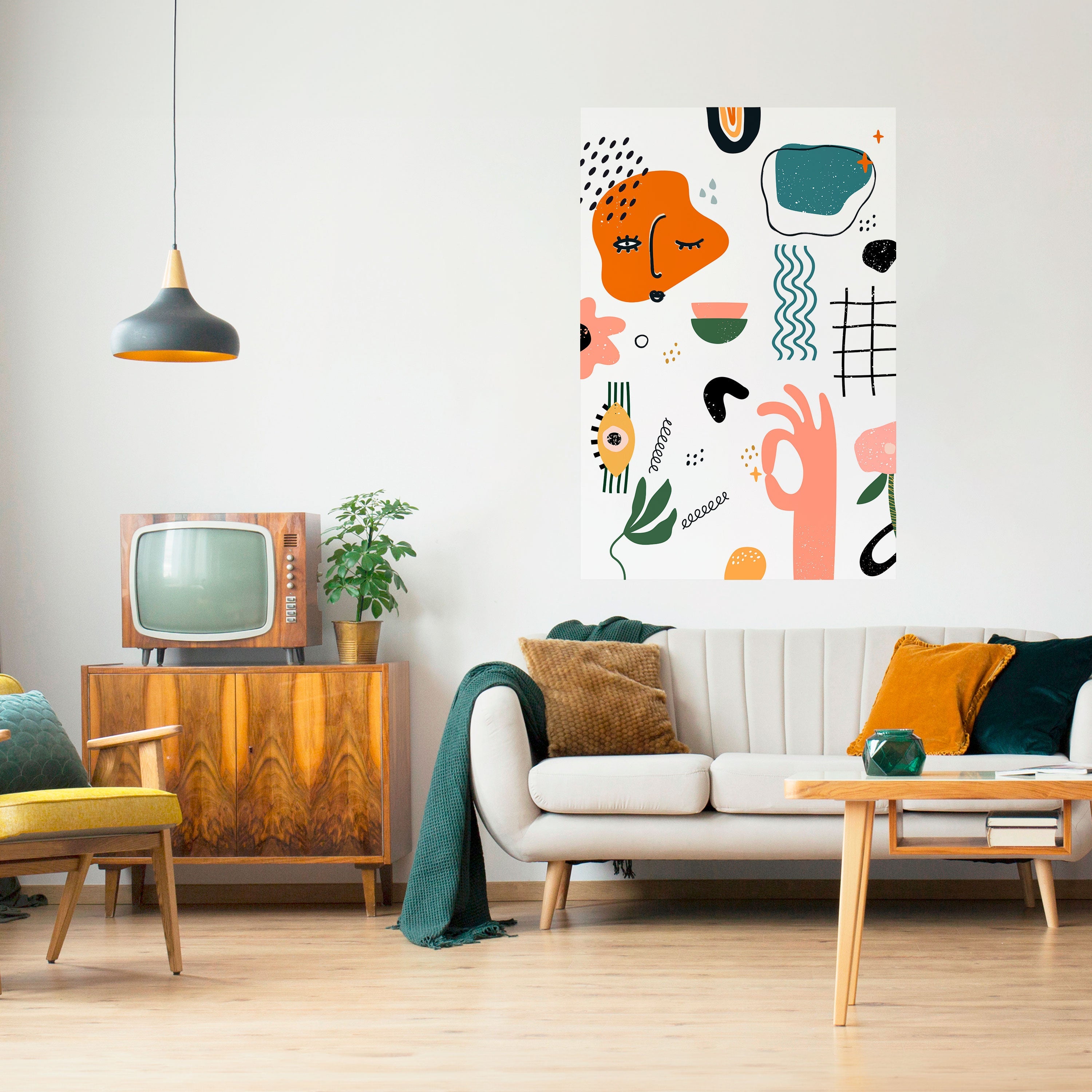 MATISSE WHIMSY Vertikales Poster zum Abziehen und Aufkleben