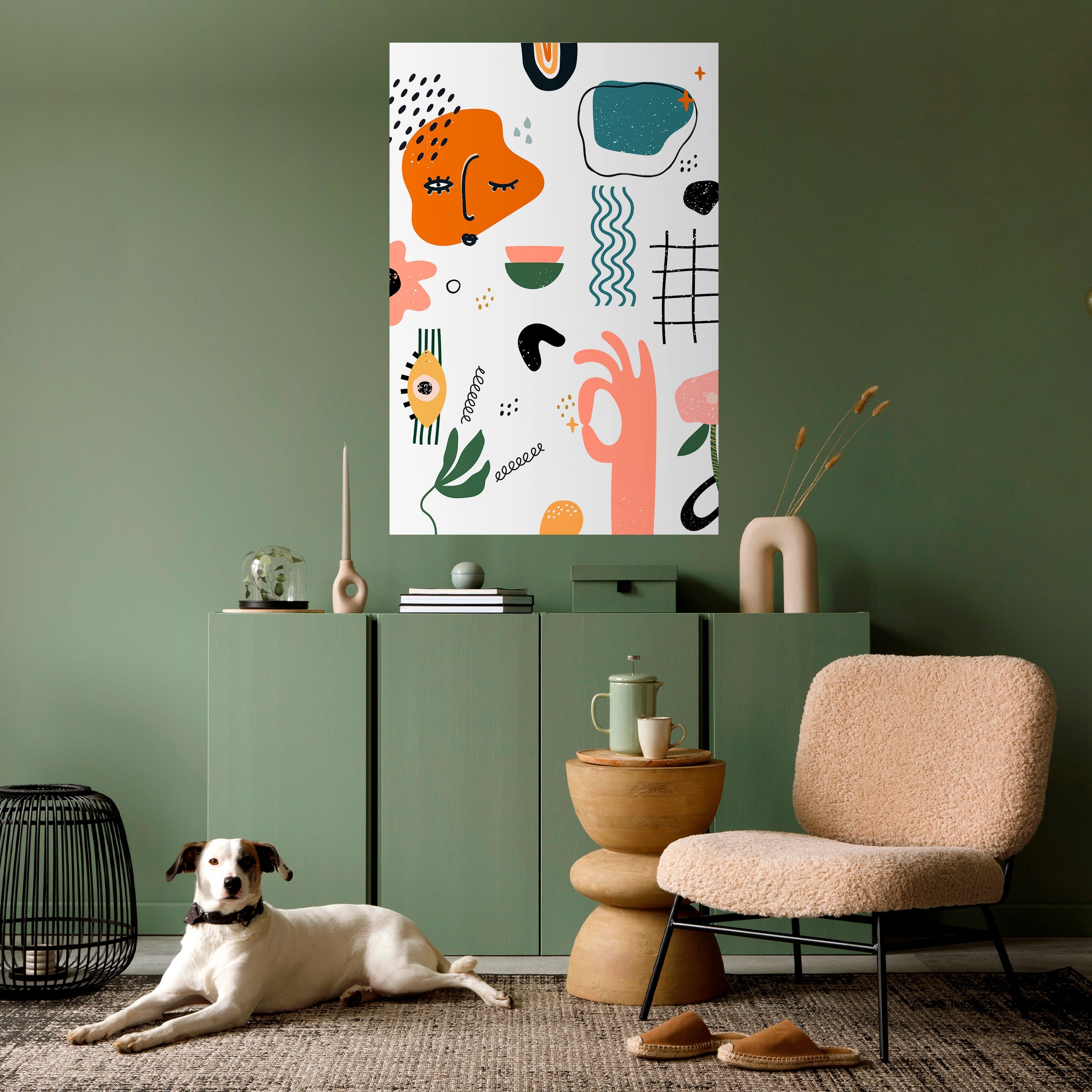 MATISSE WHIMSY Vertikales Poster zum Abziehen und Aufkleben