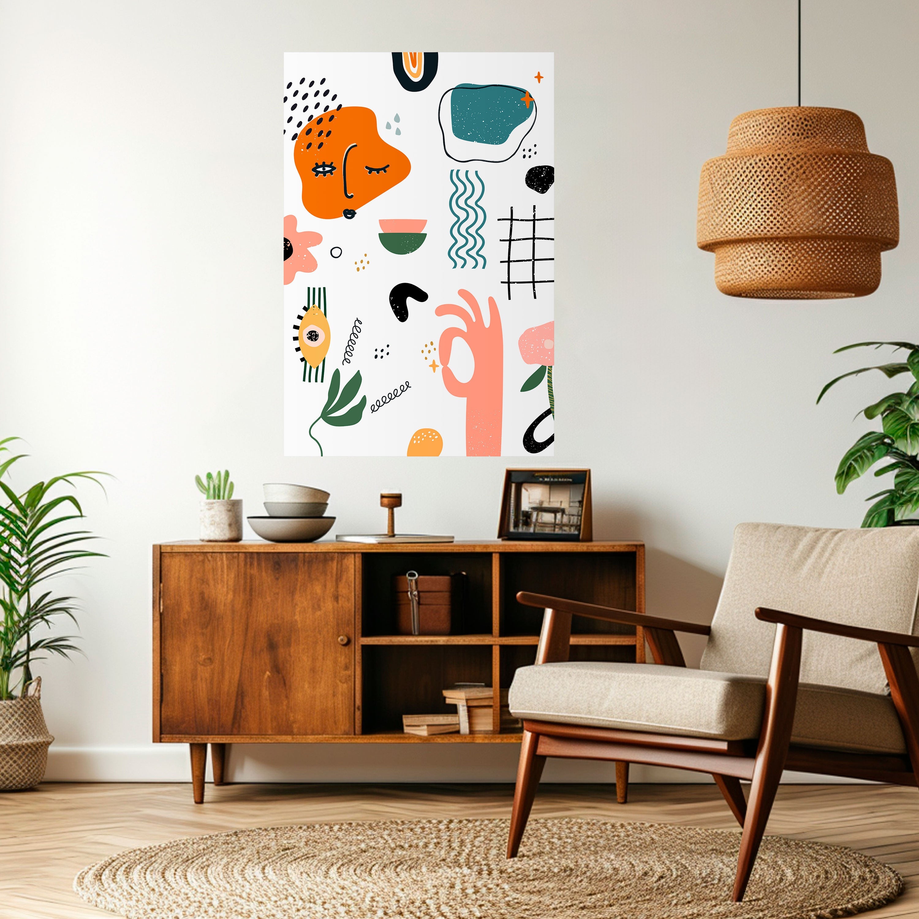 MATISSE WHIMSY Vertikales Poster zum Abziehen und Aufkleben