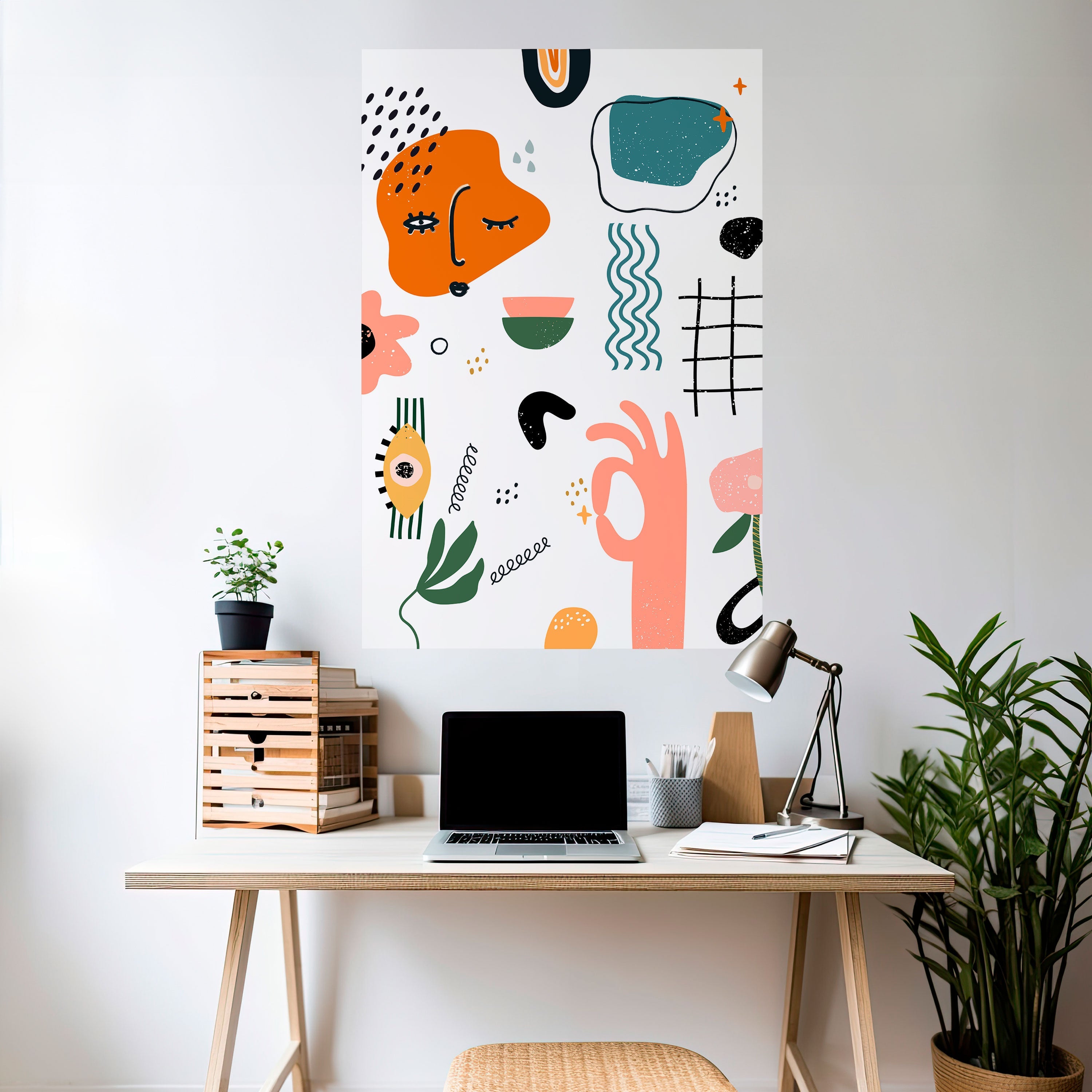 MATISSE WHIMSY Vertikales Poster zum Abziehen und Aufkleben