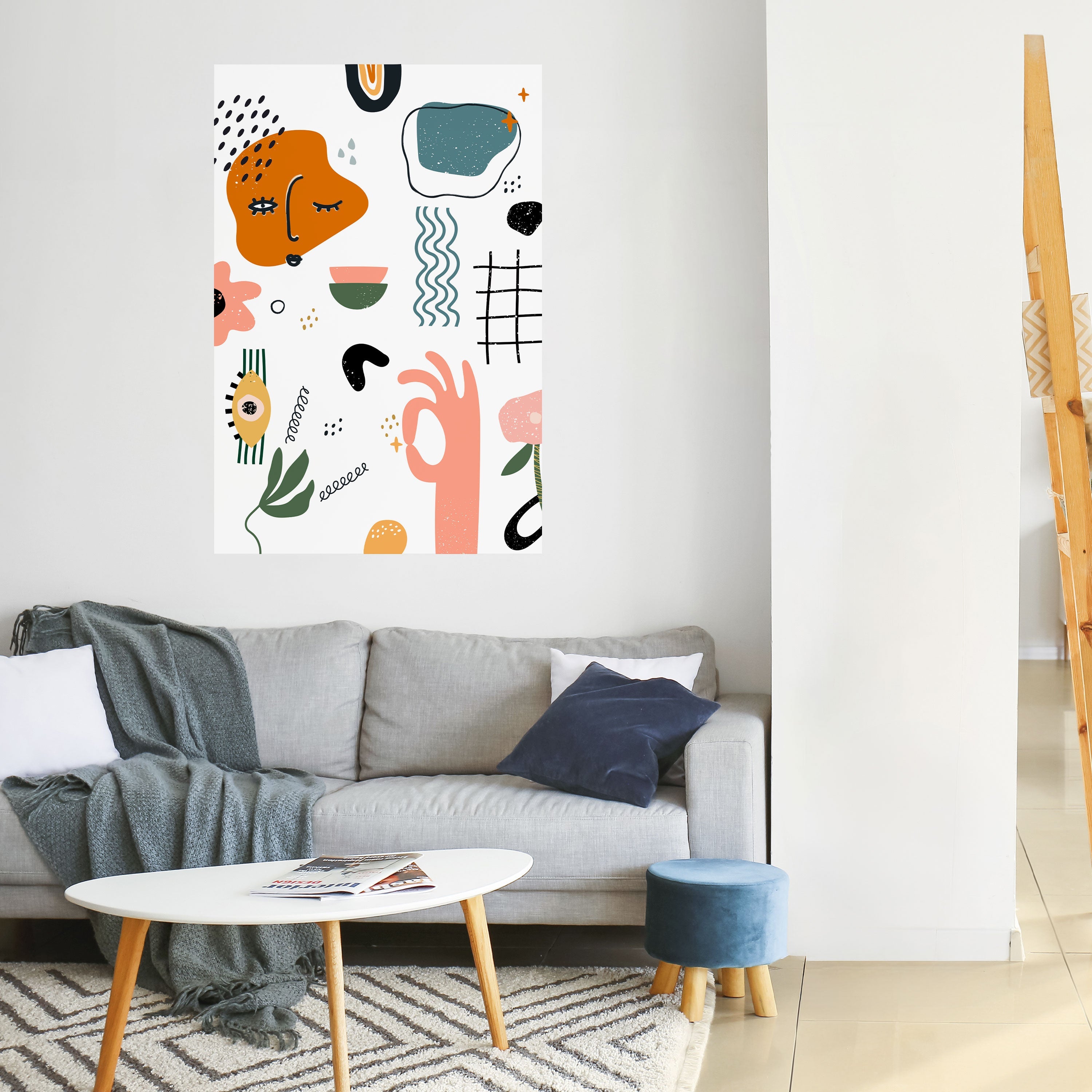 MATISSE WHIMSY Vertikales Poster zum Abziehen und Aufkleben