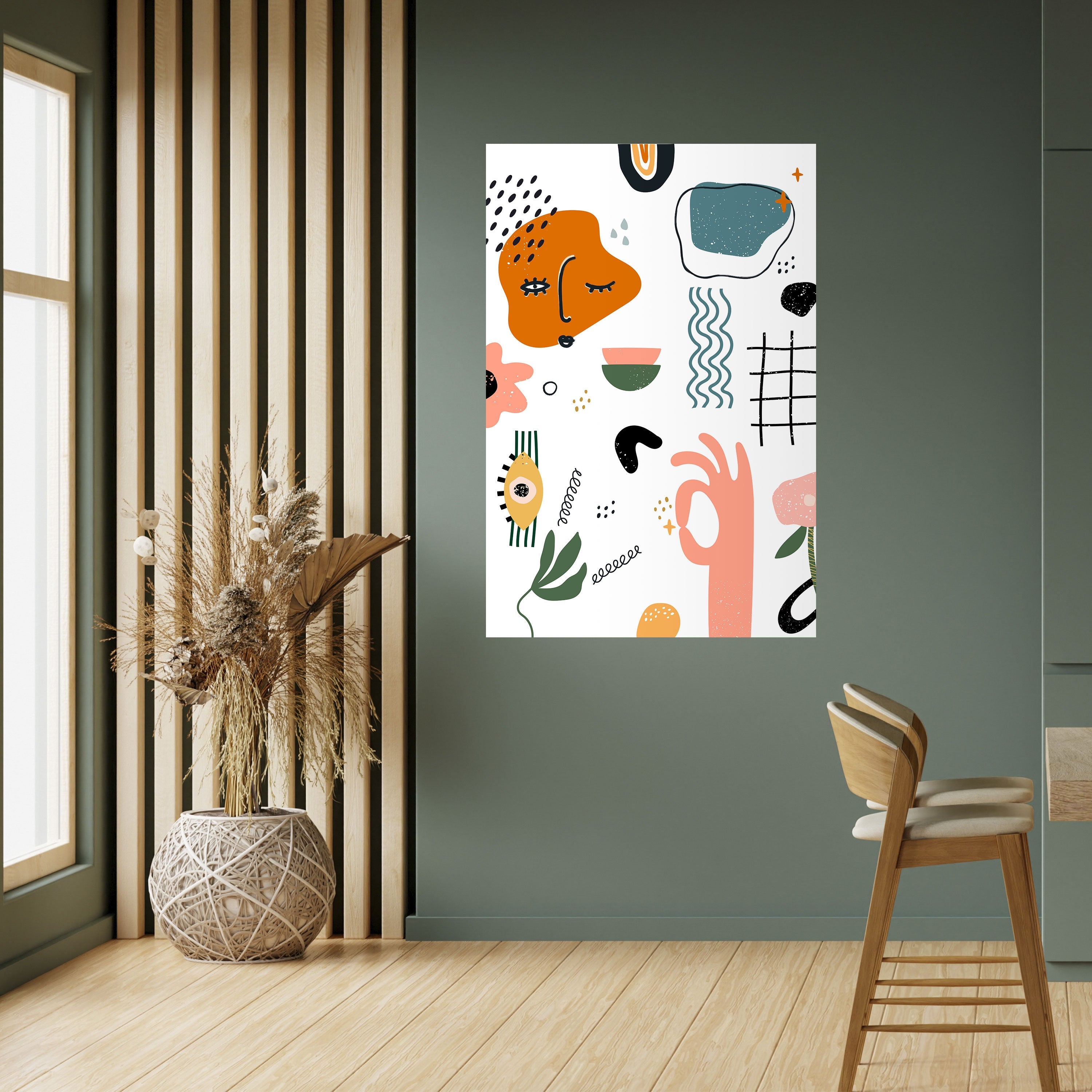 MATISSE WHIMSY Vertikales Poster zum Abziehen und Aufkleben