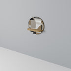 DELICATE MEMENTO Rundes Kunstregal in Eiche-Optik