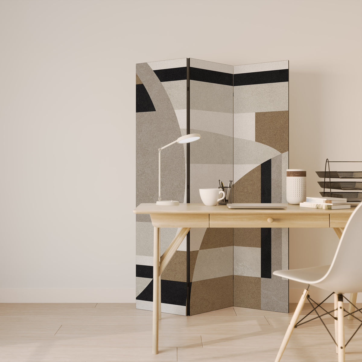 DELICATE MEMENTO 3-Panel Room Divider