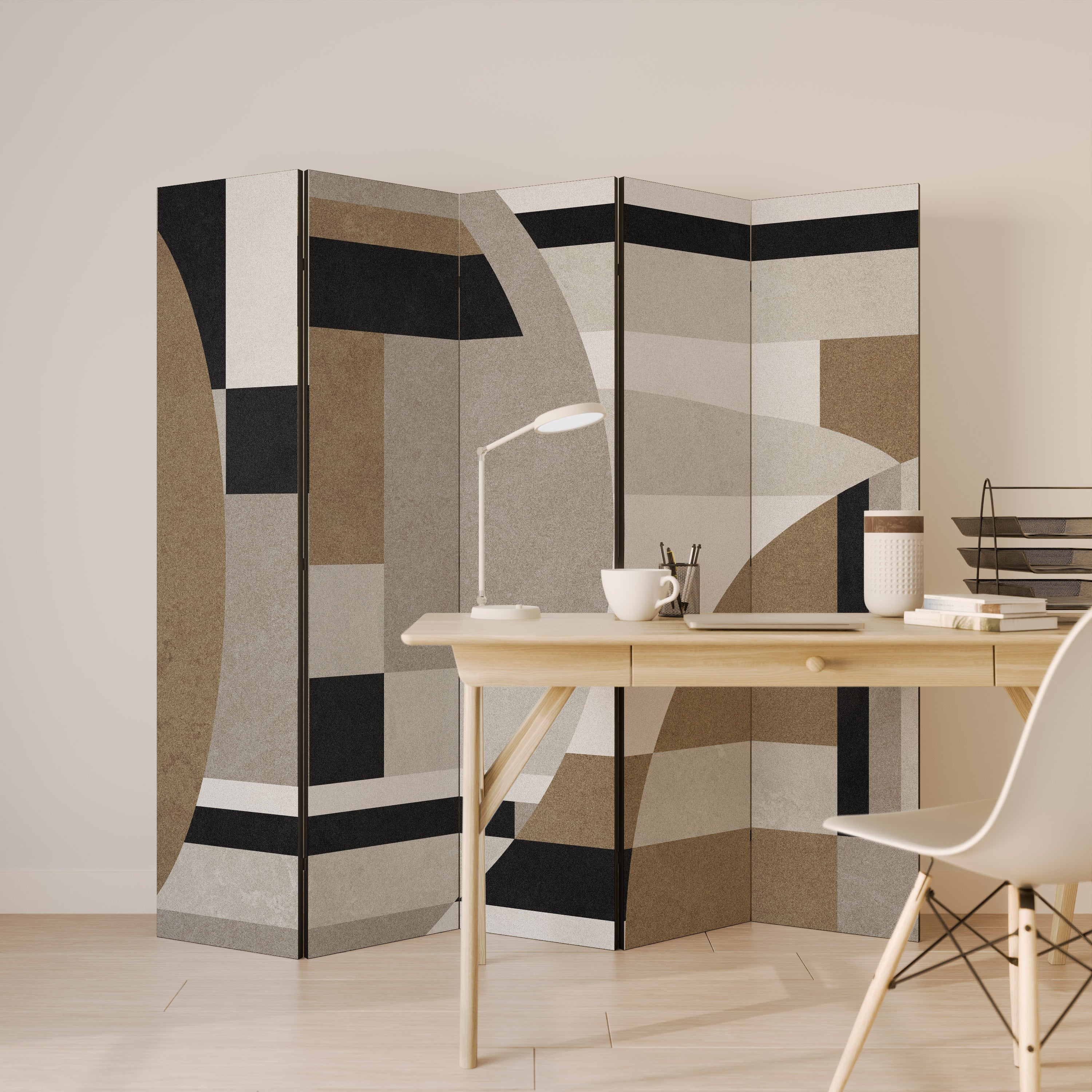 DELICATE MEMENTO 5-teiliger Paravent