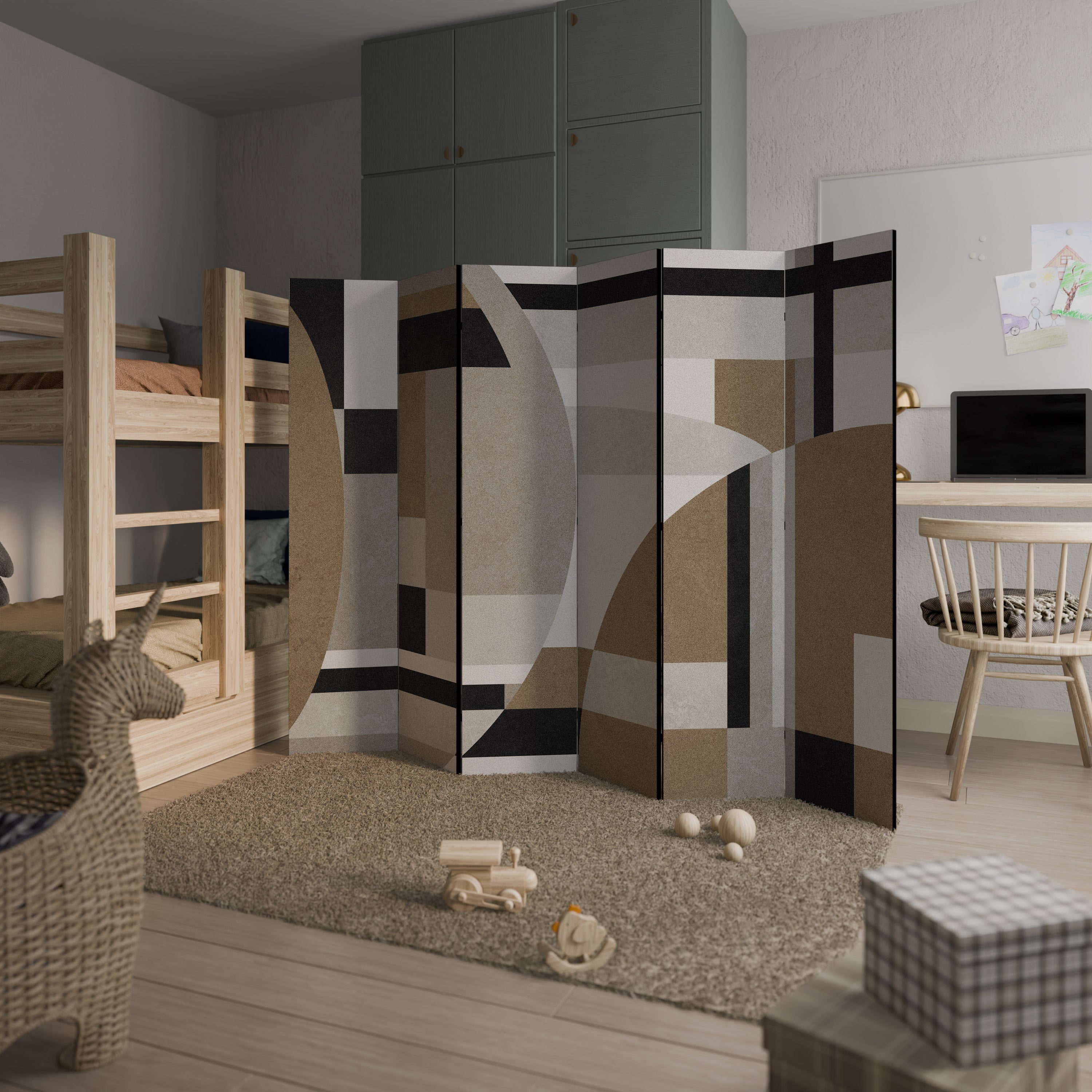 DELICATE MEMENTO 6-teiliger Paravent