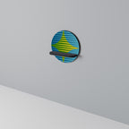 PERFECTION PICKS Round Art Shelf In Black Finish