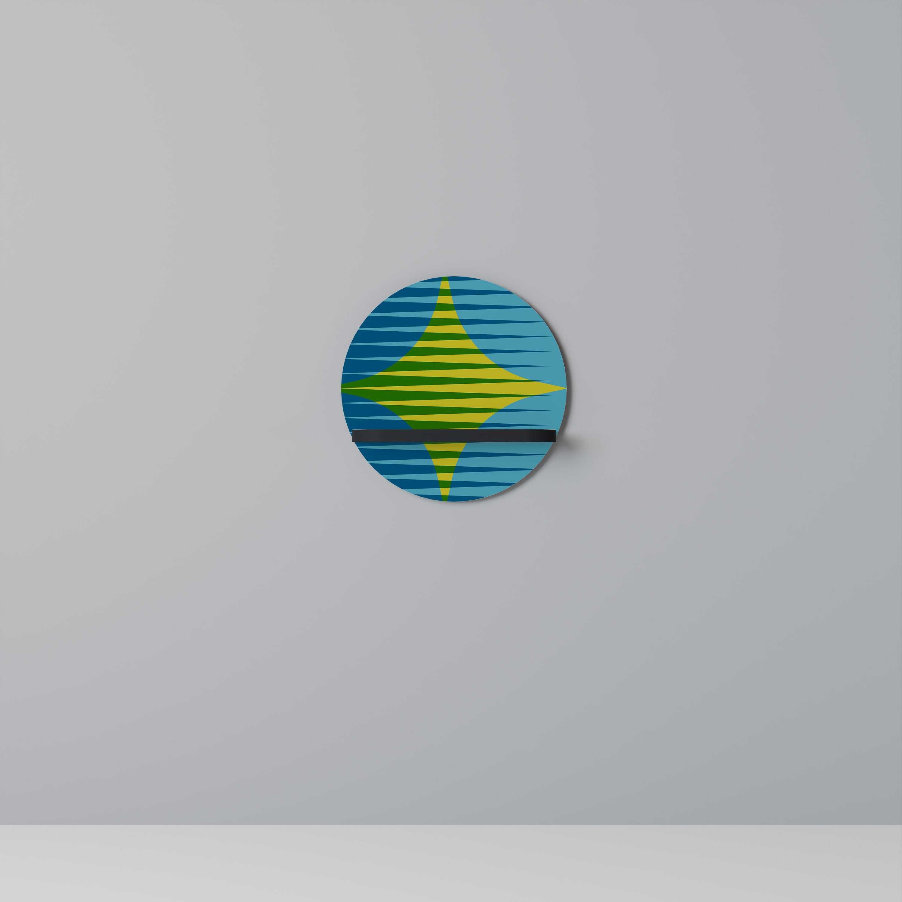 PERFECTION PICKS Rundes Kunstregal in Schwarz