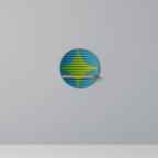 PERFECTION PICKS Rundes Kunstregal in Eiche-Optik