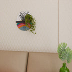 DEER OF COLOR Ovales Kunstregal in Schwarz