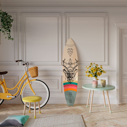 DEER OF COLOR Deko-Surfboard