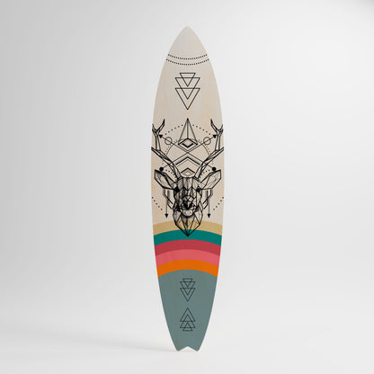 DEER OF COLOR Deko-Surfboard