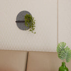 LIVING DOT Ovales Kunstregal in Schwarz