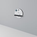 CELESTIAL BODY Rundes Kunstregal in Schwarz