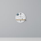 CELESTIAL BODY Rundes Kunstregal in Eiche-Optik