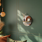 SPACE AROUND Ovales Kunstregal in Eiche-Optik