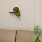 SPACE AROUND Rundes Kunstregal in Schwarz