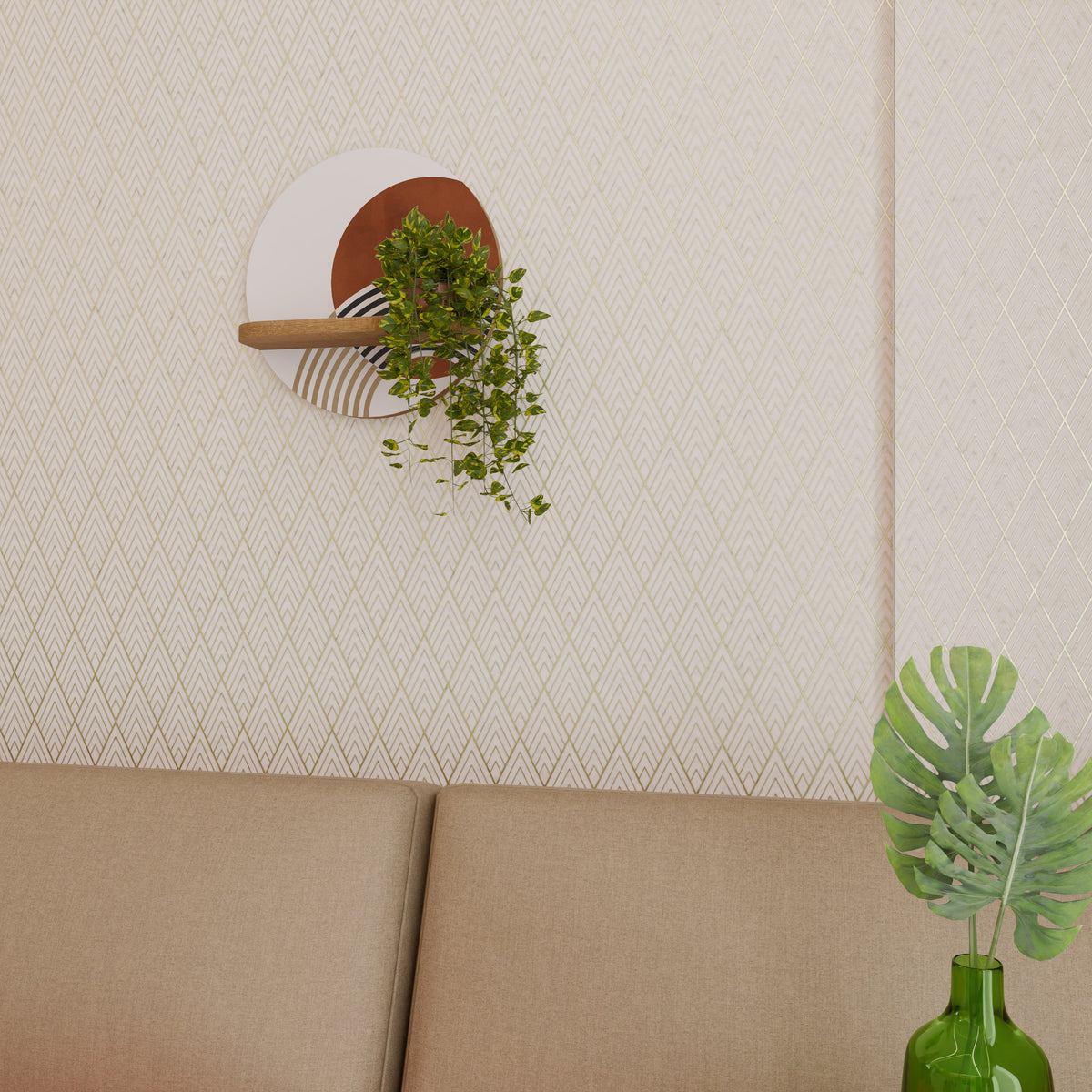 SPACE AROUND Dekoratives Wandregal