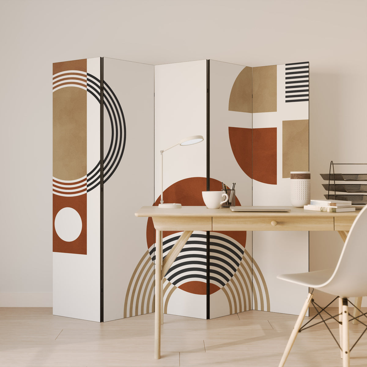 SPACE AROUND 5-teiliger Paravent