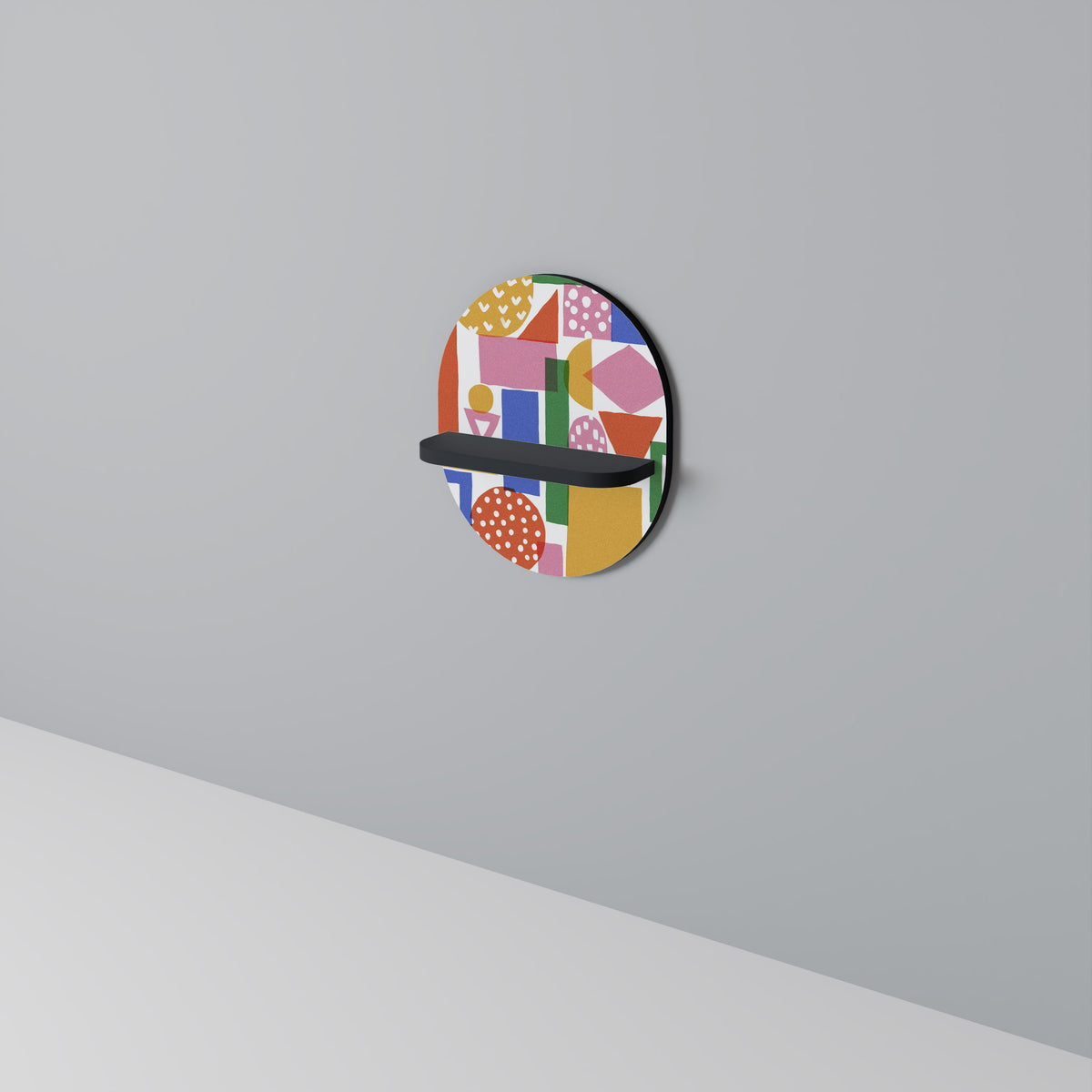 GEOMETRIC GLIMMER Dekoratives Wandregal