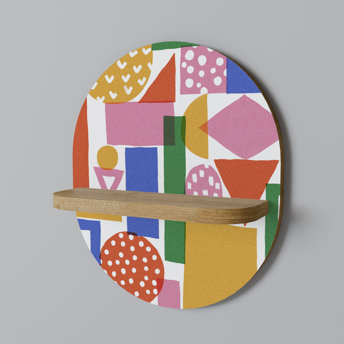 GEOMETRIC GLIMMER Dekoratives Wandregal