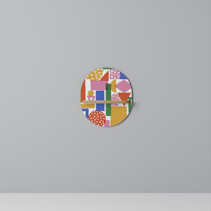 GEOMETRIC GLIMMER Dekoratives Wandregal