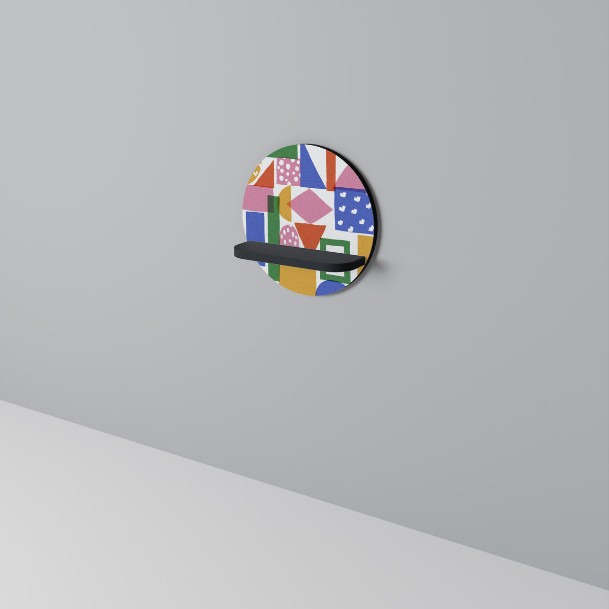 GEOMETRIC GLIMMER Dekoratives Wandregal